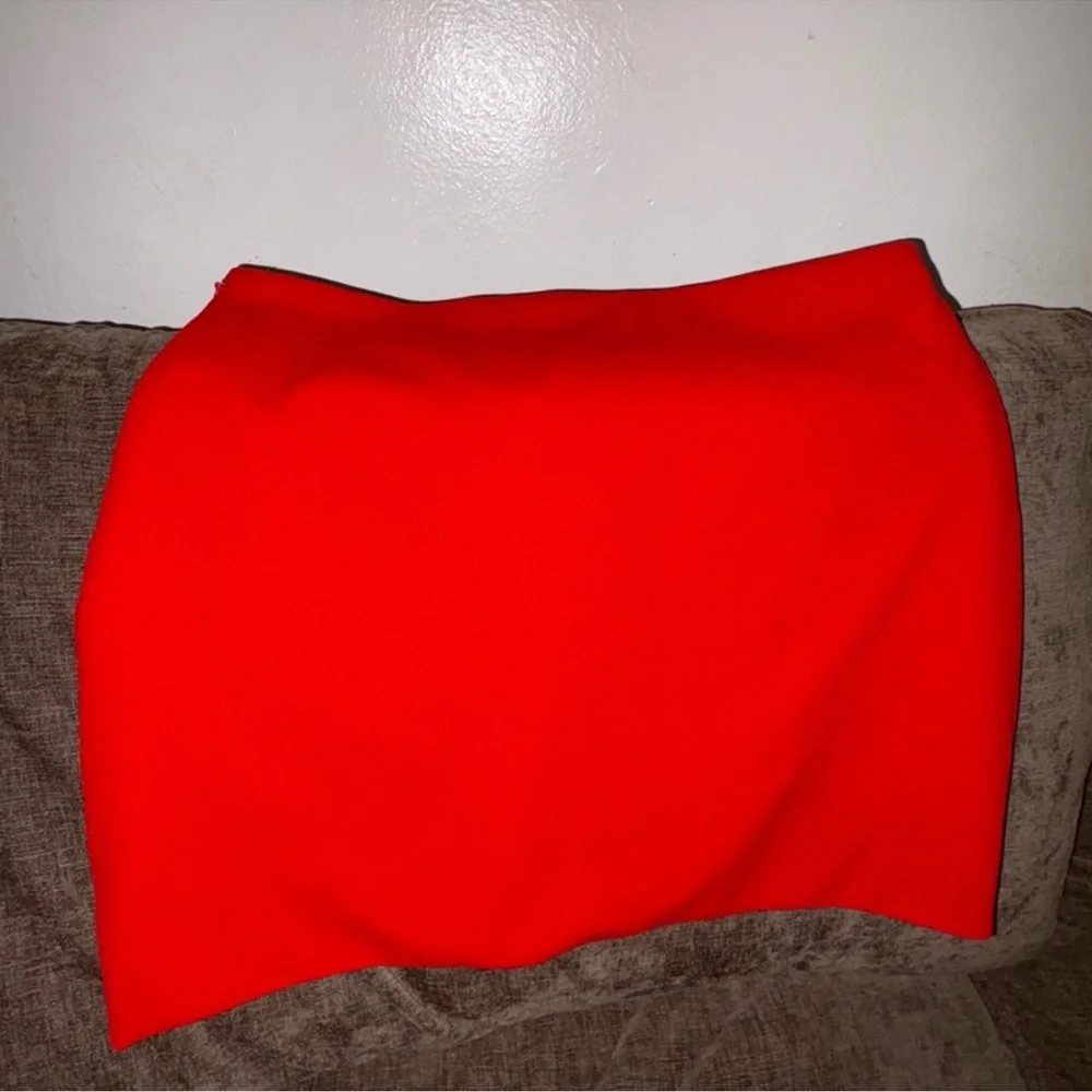 Vibrant Red Skirt